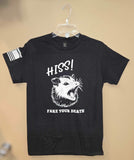Hiss fake your death - Black T-shirt