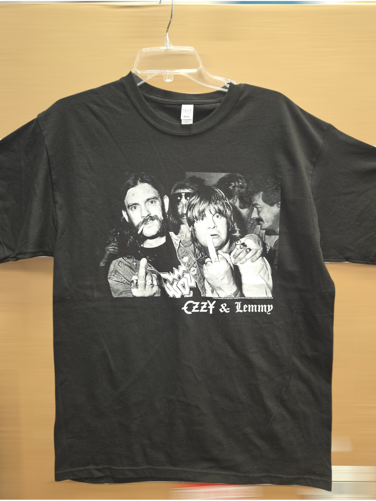 Ozzy and Lemmy - hellraisers unisex tee – Universe In The Clouds
