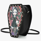 Coffin Girl Mini Backpack in Vinyl