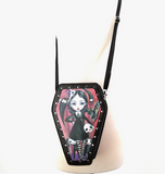 Coffin Girl Mini Backpack in Vinyl