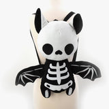 Skeleton Bat Stuffed Backpack
