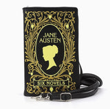 Jane Austen Novels Book Clutch