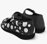 Chocolaticas® Black Moosh Women's Mary Jane Flat