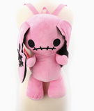 Pink Naughty Bunny Stuffed Backpack