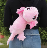 Axolotl Plush Sling Backpack