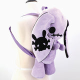 Purple Naughty Bunny Stuffed Backpack