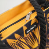 Skullistic Sunflower Skulls Shoulder Beach Bag