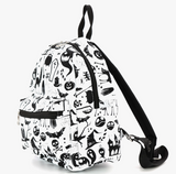 Spooky Nights Collage Mini Backpack. Halloween Backpack