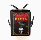 The Raven Vintage Book Goth Backpack