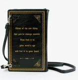 Beauty and the Beast Book  - Clutch Cross Body Bag