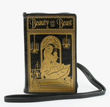 Beauty and the Beast Book  - Clutch Cross Body Bag
