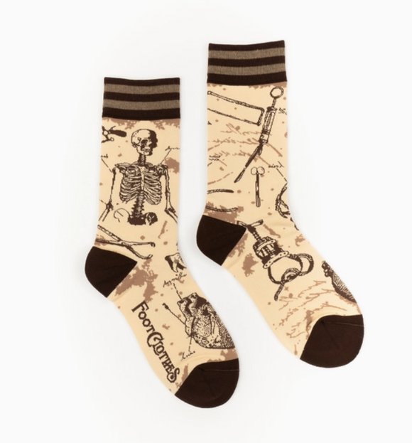 Antique Medical Crew Socks