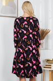 Axolotls Print Winter Tunic Dress