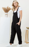 Black Corduroy Overall