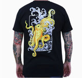 Crawl - Octopus- Men's black T-shirt