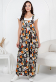 Flower Print Overall