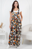 Flower Print Overall