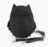 Glow in the Dark Skeleton Bat Shoulder Bag