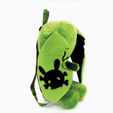 Green Naughty Bunny Stuffed Backpack