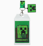 Minecraft Lanyard with Rubber Creeper Face Charm