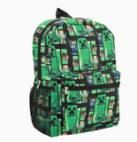 Minecraft Creeper All-Over Print 18" Backpack