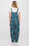 Mushroom Bug Print Corduroy Overall