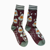 Mystic Mushrooms Crew Socks