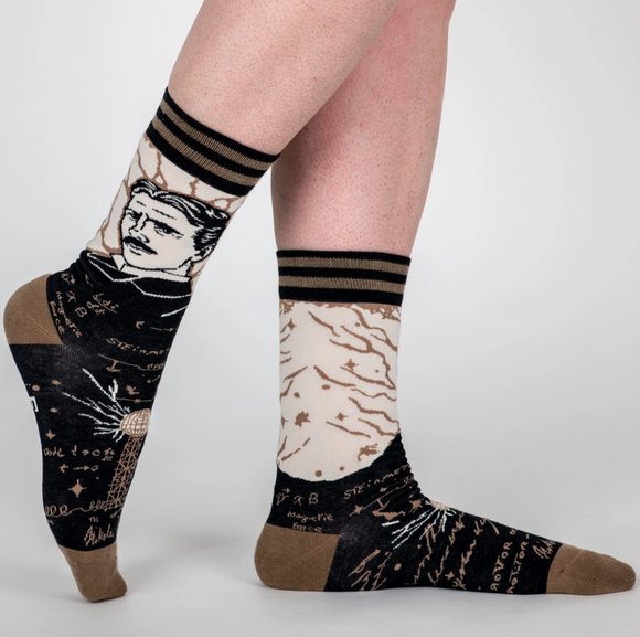 Nikola Tesla Crew Socks