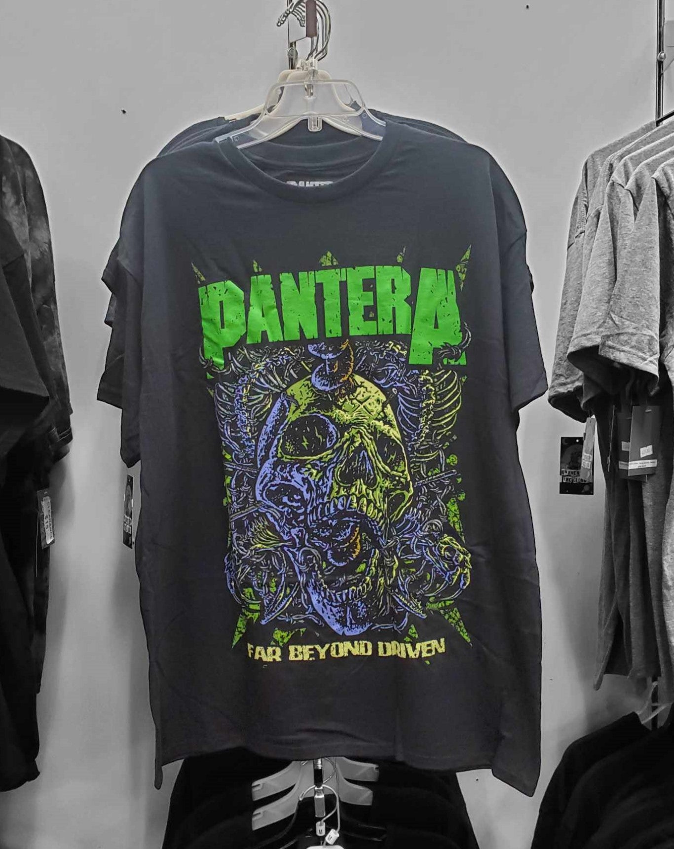 PANTERA FAR BEYONE DRIVEN Tシャツ ブラック Far Beyond Driven Band Photo T-Shirt - Pantera Official Store