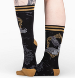 Raven's Grimoire Crew Socks