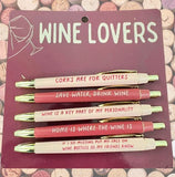Wine Lovers Pen Set