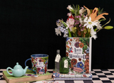 Large Book Vase, Alice in Wonderland - Floral Nonsense