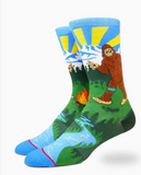 Bigfoot Trails: Green  - Socks