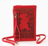 Book of Spells for Love- Red Book Clutch Bag