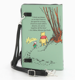 Winnie the Pooh Book - Green Wallet in Vinyl