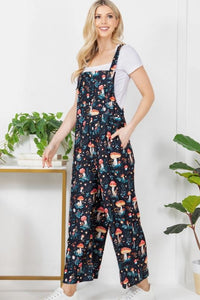 Dreamy Mushroom Corduroy Overall