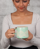 Danica Studio Mint Imprint Stoneware Mugs 12 oz
