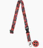 Marvel Deadpool Mask Logo Lanyard