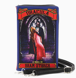 Colored Dracula Book Clutch Bag in Vinyl