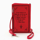 Dracula Book Cross Body Bag in Vinyl