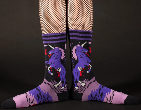 Evil Af Unicorn Socks