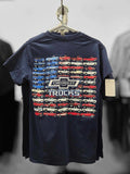 GM Chevy Trucks American Flag T-Shirt