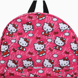 Hello Kitty Logo Toss Aop Travel Backpack