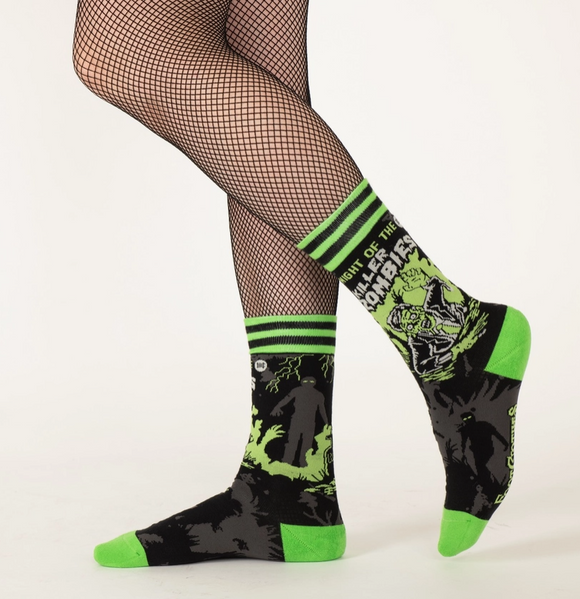 Night of the Killer Zombies Crew Socks