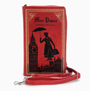 Mary Poppins Book Clutch Bag in Vinyl