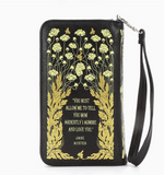 Pride and Prejudice Floral Book Wallet