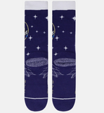 I Asked Myself For Peace Socks: Black, One Size