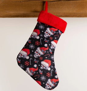 Skullistic Santa Skulls Christmas Stocking