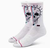 Smiley Skull Socks - Crew socks