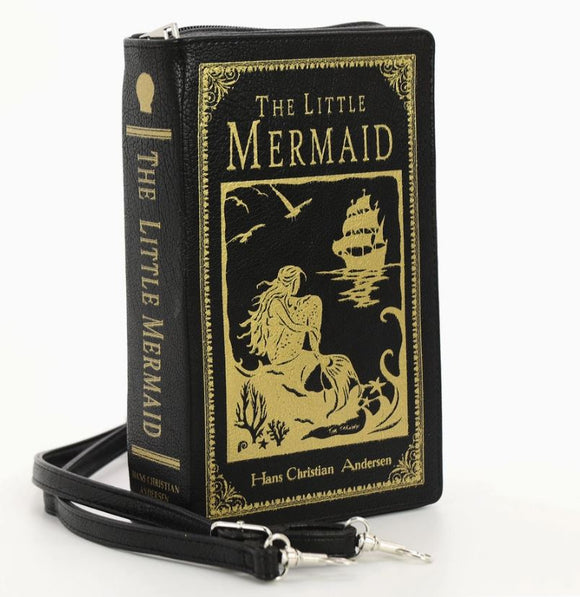 The Little Mermaid Book Clutch Bag in Vinyl